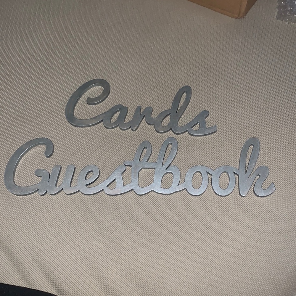 Wedding signs